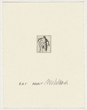 Artist: b'Cullen, Adam.' | Title: b'Absent' | Date: 2001 | Technique: b'etching, printed in black ink, from one plate'