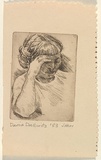 Artist: b'Dallwitz, David.' | Title: b'Joan.' | Date: 1953