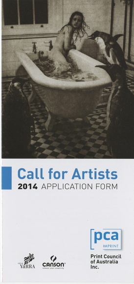 Artist: b'PRINT COUNCIL OF AUSTRALIA' | Title: b'Entry form | Call for Artists 2014 PCA Print Commission. Melbourne: Print Council of Australia, 2014.' | Date: 2014