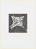 Artist: b'Doctor Wilfred, Judy.' | Title: b'Hills' | Date: c.2001 | Technique: b'linocut, printed in black ink, from one block'