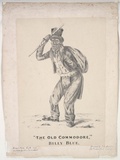 Artist: Rodius, Charles. | Title: Billy Blue 'The old Commodore'. | Date: 26 July 1834 (first noted) | Technique: pen-lithograph, printed in black ink, from one stone