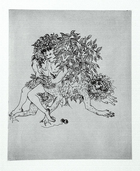 Artist: b'BOYD, Arthur' | Title: b'Story of a ruined man.' | Date: c.1970 | Technique: b'etching, printed in black ink, from one plate' | Copyright: b'Reproduced with permission of Bundanon Trust'