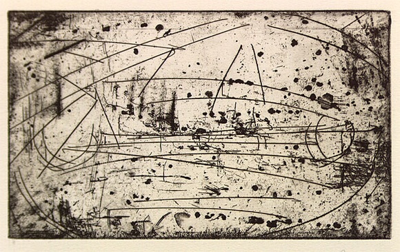 Artist: Furlonger, Joe. | Title: Racing cars | Date: 1992, May-July | Technique: etching, printed in black ink, from one plate