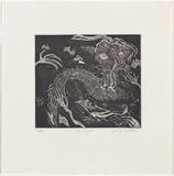 Artist: Gittoes, George. | Title: Svengali. | Date: 1971 | Technique: etching, printed in black ink, from one plate