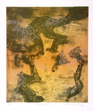 Artist: b'KING, Grahame' | Title: b'Noulangi II' | Date: 1984 | Technique: b'lithograph, printed in colour, from three stones [or plates]'