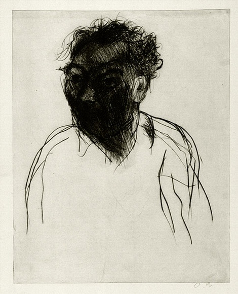 Artist: b'BOYD, Arthur' | Title: b'Portrait of Max Nicholson.' | Date: 1968-69 | Technique: b'etching, printed in black ink, from one plate' | Copyright: b'Reproduced with permission of Bundanon Trust'