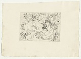 Artist: BOYD, Arthur | Title: [possibly] Bird di Cosimo. | Date: (1962-63) | Technique: etching, printed in black ink, from one plate | Copyright: Reproduced with permission of Bundanon Trust