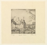 Artist: EWINS, Rod | Title: Copy after Zeeman. | Date: 1963 | Technique: etching, printed in black ink, from one copper plate