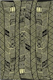 Artist: Kantilla, Osmond. | Title: Wrapping paper: Pumpuni | Date: 1986 | Technique: screenprint, printed in colour, from three stencils