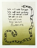 Artist: b'House, Matilda Williams.' | Title: b'Ngunnawal survival' | Date: 1996 | Technique: b'drypoint and aquatint, printed in colour, from two plates'