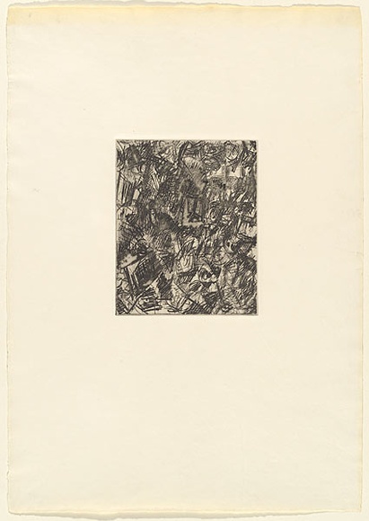 Artist: b'Halpern, Stacha.' | Title: b'not titled [Figure studies]' | Date: (1956-58) | Technique: b'etching, printed in black ink, from one plate'