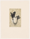 Artist: b'Milojevic, Milan.' | Title: b'A question of balance (Figur 58).' | Date: 2007 | Technique: b'relief-etching and aquatint, printed in colour, from two plates'