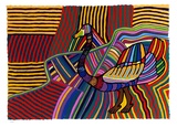 Artist: b'Pike, Jimmy.' | Title: b'Kurnlumaru and Parnaparti II' | Date: 1989 | Technique: b'screenprint, printed in colour, from multiple stencils'