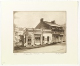 Artist: b'PLATT, Austin' | Title: b'Antique shop, Paddington' | Date: 1977 | Technique: b'etching, printed in black ink, from one plate'