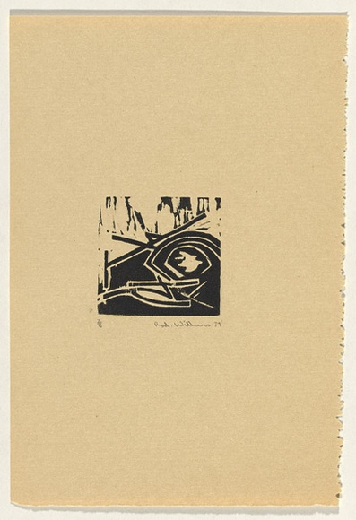 Artist: b'Withers, Rod.' | Title: b'Woodcut' | Date: 1979 | Technique: b'woodcut'