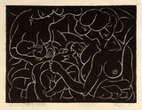 Artist: b'Hawkins, Weaver.' | Title: b'A nursing mother' | Date: 1948 | Technique: b'linocut, printed in black ink, from one block' | Copyright: b'The Estate of H.F Weaver Hawkins'
