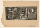 Title: Surfaces No.1 | Date: c. 1960 | Technique: etching, printed in black ink, from one plate; additions in white and grey gouache