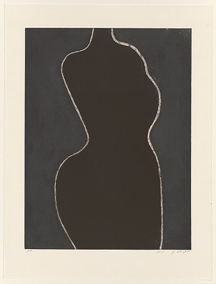 Artist: b'Wright, Judith.' | Title: b'Projections for Eliza I' | Date: 2002 | Technique: b'etching and aquatint, printed in black and brown ink, from copper two plates' | Copyright: b'\xc2\xa9 Judith Wright'