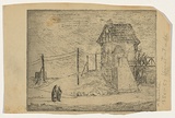 Artist: b'Groblicka, Lidia.' | Title: b'Old mill' | Date: 1956-57 | Technique: b'etching, printed in black ink, from one plate'