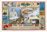 Artist: b'REDBACK GRAPHIX' | Title: b'ACOA 75th anniversary - Changing membership, changing workplace' | Date: 1988 | Technique: b'screenprint, printed in colour, from five stencils' | Copyright: b'\xc2\xa9 Michael Callaghan'