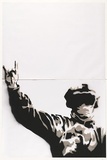 Artist: b'Dodd, James.' | Title: b'Metal militia.' | Date: 2003 | Technique: b'stencil, printed in colour, from two stencils'