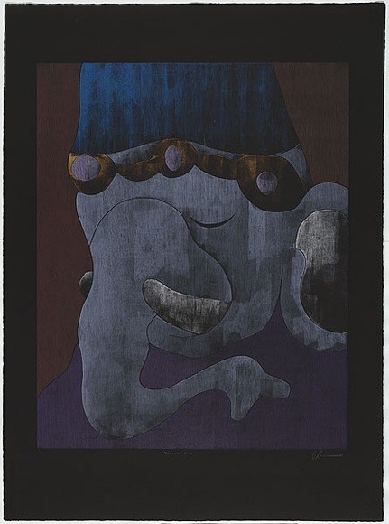 Artist: b'Harris, Brent.' | Title: b'Ganesha #10.' | Date: 2004 | Technique: b'woodcut, printed in colour, from 16 blocks'
