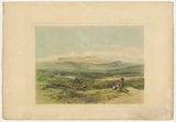 Artist: PROUT, John Skinner | Title: Ben Lomond from Fingal VDL | Date: 1844 | Technique: lithograph, printed in black ink, from one stone; hand-coloured