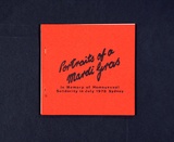 Artist: b'Phoenix, Frances (Budden).' | Title: b'Portraits of a Mardigras. (A book in memory of homosexual solidarity in July 1978 in Sydney), containing 16 leaves.' | Date: 1978 | Technique: b'offset-lithograph, printed in black ink'