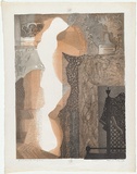 Artist: b'Courier, Jack.' | Title: b'Standing figure.' | Technique: b'lithograph, printed in colour, from multiple stones [or plates]'