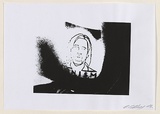 Artist: SIBLEY, Dan | Title: Tit print. | Date: 2003 | Technique: screenprint, printed in black ink, from one screen