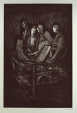 Artist: b'Edwards, Annette.' | Title: bLife's like that | Date: 1985 | Technique: b'softground etching and aquatint, printed in black ink, from one plate'