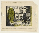 Title: b'House' | Date: c.1958 | Technique: b'lithograph, printed in colour, from two plates'