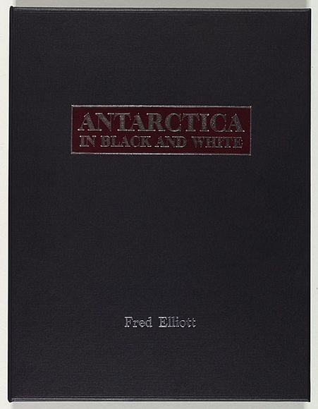 Artist: b'Elliott, Fred W.' | Title: b'Folio box' | Date: 1997, February | Technique: b'stamped and bound folio, printed in deep red and silver, from two plates' | Copyright: b'By courtesy of the artist'