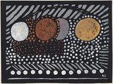 Artist: PRESTON, Margaret | Title: Aboriginal art. | Date: 1949 | Technique: stencil print, printed in colour, from one hand-cut paper stencil | Copyright: © Margaret Preston. Licensed by VISCOPY, Australia