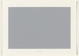 Title: b'not titled [grey]' | Date: 2004 | Technique: b'screenprint, printed in acrylic paint, from one stencil'