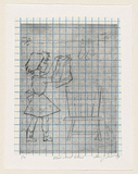 Title: Blow, wind blow. | Date: 1999 | Technique: drypoint, printed in black ink with plate-tone, from one plate