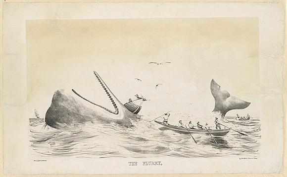 Title: b'The flurry' | Date: 1848 | Technique: b'lithograph, printed in colour, from two stones'