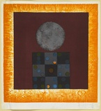 Artist: SELLBACH, Udo | Title: (Dominoes and ball) | Date: 1966 | Technique: lithograph, printed in colour, from six stones [or plates]