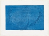 Artist: Hobson, Silas. | Title: Stingaree | Date: 1998 | Technique: etching, printed in blue ink, from one plate