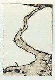 Artist: b'Roberts, Neil.' | Title: b'Lahar 4' | Date: 1991 | Technique: b'pigment-transfer, printed in brown ink, from one bitumen paper plate'