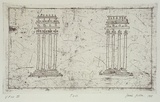 Artist: b'Ritson, Sarah.' | Title: b'Tall' | Date: 1988 | Technique: b'etching, printed in black ink, from one plate'