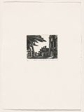 Artist: AMOR, Rick | Title: Evening by the sea. | Date: 1998 | Technique: etching, printed in black ink, from one plate