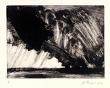 Artist: b'Burgess, Jeff.' | Title: b'West beach.' | Date: 1984 | Technique: b'monotype'