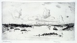 Artist: b'FULLWOOD, A.H.' | Title: b'Sydney Harbour.' | Date: 1921 | Technique: b'etching, printed in black ink, from one plate'