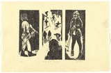 Artist: Lunn, Wendy. | Title: Start of the Season | Date: (1986) | Technique: woodcut, printed in black ink, from three blocks