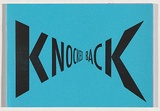Title: Knocked back | Date: 2006