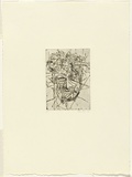 Artist: PARR, Mike | Title: Organon I | Date: 1987 | Technique: etching, printed in black ink, from one plate