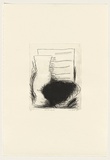 Title: White vase | Date: 1985 | Technique: drypoint, printed in black ink, from one perspex plate