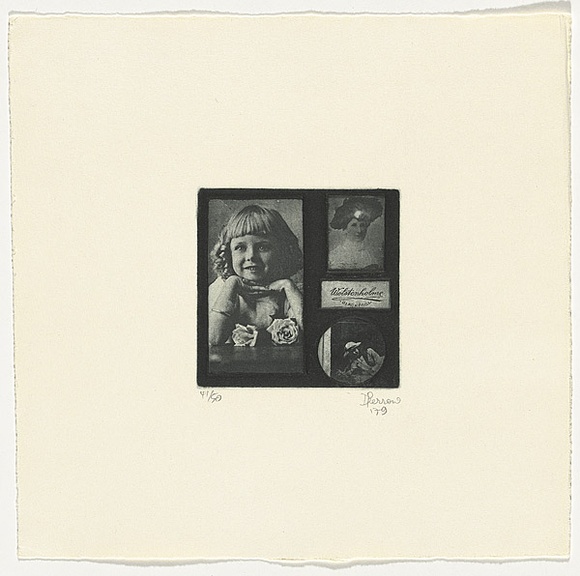 Artist: b'Perrow, Deborah.' | Title: b'not titled [Wolstenholme, Blackpool]' | Date: 1979 | Technique: b'photo-etching, printed in black ink with plate-tone, from one plate'