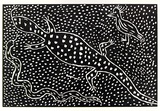 Artist: b'Petyarre, Annie.' | Title: b'not titled [No.12]' | Date: 1990 | Technique: b'woodcut, printed in black ink, from one block'